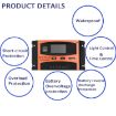 MPPT 12V/24V Solar Controller 50A with USB Output - 5