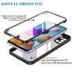 Samsung Galaxy A21s Acrylic + TPU 360 Shockproof Case (Red) - 4