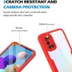 Samsung Galaxy A21s Acrylic + TPU 360 Shockproof Case (Red) - 6