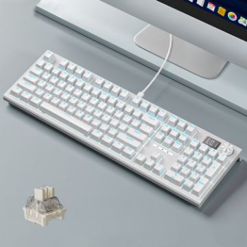 LANGTU LT104 Mechanical Keyboard Backlight Display Flexible DIY Keyboard - 1