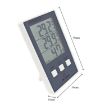 LCD Digital Weather Station Thermometer Hygrometer - Indoor/Outdoor Temperature & Humidity Meter - 2
