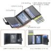 Baellerry RFID Anti-Theft Card Wallet Aluminum Shell Holder - 5