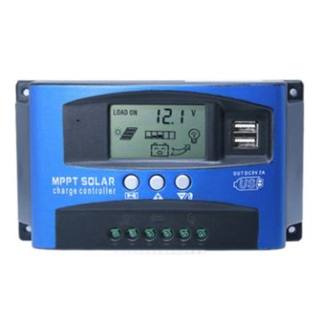 YCX-003 Solar Charging Controller 30-100A with LED Screen & Dual USB Port - 1