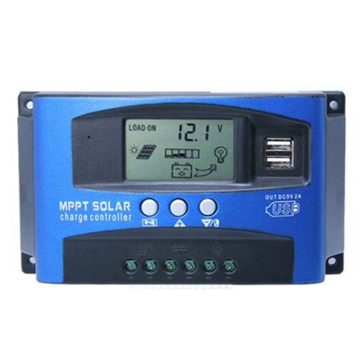 YCX-003 Solar Charging Controller 30-100A with LED Screen & Dual USB Port - 1