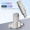 Lenovo Thinkplus MU232 USB 3.2 + USB-C Dual Head Flash Drive 64GB - 4