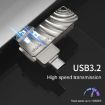 Lenovo Thinkplus MU232 USB 3.2 + USB-C Dual Head Flash Drive 64GB - 7