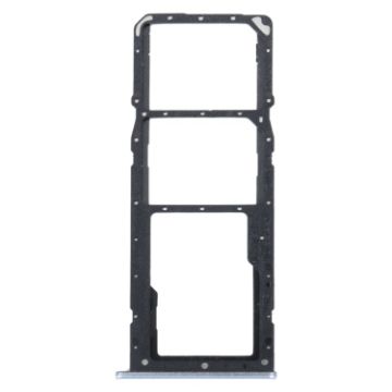 Silver SIM Card Tray + Micro SD Tray for Realme C31 - 1