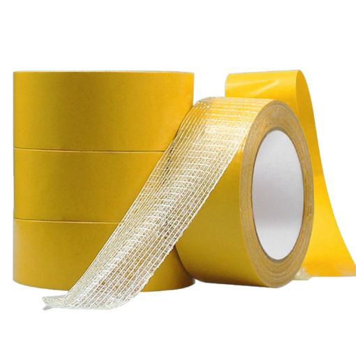 50mmx50m Double-sided Fiberglass Grid Sticky Adhesive Mesh Tape - 1
