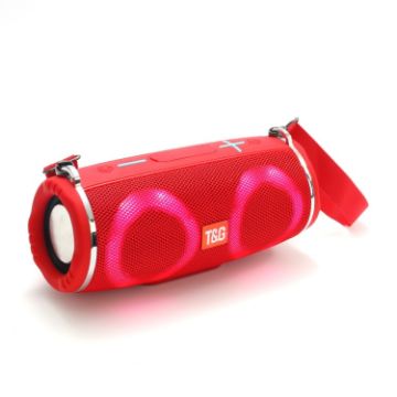 T&G TG642 RGB Light Waterproof Portable Bluetooth Speaker (Red) - 1