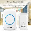 CACAZI A10G Wireless Home Cordless Bell EU Plug Black - 5