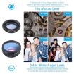 APEXEL APL-DG10 Lens Kit for iPhone Samsung Huawei Xiaomi - Macro Wide-angle Fisheye Telephoto CPL Filter Star Filter - 8