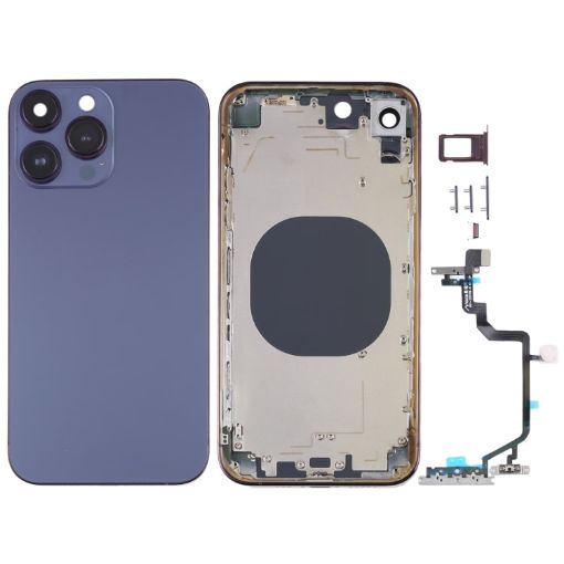 Purple Back Housing Cover for iPhone XR - iP14 Pro Appearance - 1