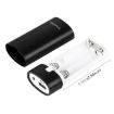 HAWEEL DIY 2x 18650 Battery Power Bank Shell Box - Black - 4