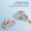 2pcs SPL-62 Colorful Quick Line Terminal Multi-Function Wire Connection Terminal - 6
