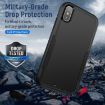 iPhone XS Max Pioneer Armor Heavy Duty Shockproof Phone Case - Black - 4