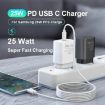 Samsung TA800 PD/PPS 25W Type-C Charger - EU Plug (White) - 3