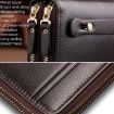 LEINASEN A80 Men Hand Bag Wallet - Black - 5