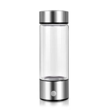 Portable Electrolyzed Water Cups Hydrogen-Rich Water Cups, 420ml Silver - 1