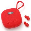 T&G TG-813 2 in 1 TWS Bluetooth Speaker Earphone (Red) - 1