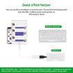 USB Female to 8pin Male OTG Adapter Cable, iOS 10.2 Support, 18cm White - 6