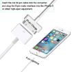8 Pin Male to 30 Pin Female Sync Data Cable Adapter - 14cm White - 3