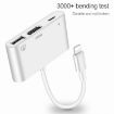 3 in 1 HDMI USB 8 Pin Charging Female to 8 Pin Male OTG Cable - 6