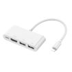 4 in 1 8 Pin to HDMI Converter with Charging and USB Ports - 1