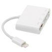 NK-103C 4 In 1 8 Pin to HDMI Converter Adapter - White - 1