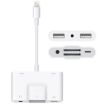 6 in 1 Camera Adapter with Dual USB, Dual SD Card, 3.5mm Audio Interface - 1