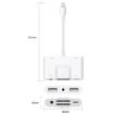 6 in 1 Camera Adapter with Dual USB, Dual SD Card, 3.5mm Audio Interface - 2