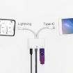 NK-107 Pro 3 in 1 USB-C/Type-C + 8 Pin Male to USB + RJ45 Adapter - 5