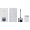 NK-1056 3 in 1 8 Pin Male to 8 Pin Charging + RJ45 Ethernet + 3.5mm Earphone Female Adapter - 3