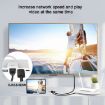 4 in 1 8 Pin Male to 8 Pin Power + RJ45 Ethernet + HDMI + USB Camera Female OTG Adapter - 5