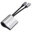 NK-1054Pro 2 in 1 8 Pin + USB-C Male to 8 Pin Charging + Ethernet Adapter - 2