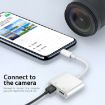 S-211 USB-C Male to Type-C + USB Female Camera Adapter - 6