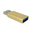 GE06 USB Data Blocker Fast Charging Connector - Gold - 1