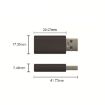 GE06 USB Data Blocker Fast Charging Connector - Silver - 4