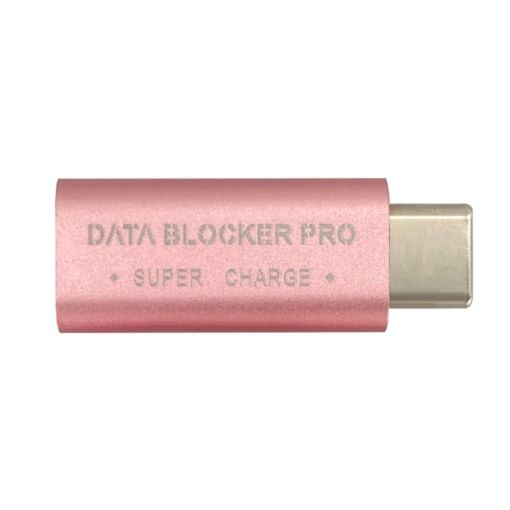 GE07 USB-C Data Blocker Fast Charging Connector - Rose Gold - 1