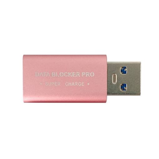 GE06 USB Data Blocker Fast Charging Connector - Rose Gold - 1