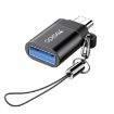 Yesido GS07 Micro USB to USB 2.0 OTG Mini Connector Adapter (Black) - 1
