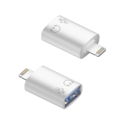 8 Pin to USB 3.0 OTG Adapter - Fast Data Transfer - 1