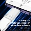 8 Pin to USB 3.0 OTG Adapter - Fast Data Transfer - 4
