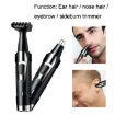 BD-9400 Electric Nose Hair Device Set - Black - 7