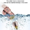 2 In 1 Electrical Eyebrow Trimmer Ladies Shaver USB Charging White - 8