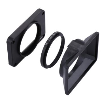 PULUZ Aluminum Front Panel + 37mm UV Filter Lens for Sony RX0/RX0 II - 1