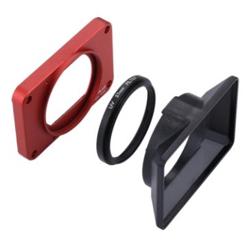 PULUZ Aluminum Front Panel + 37mm UV Filter Lens for Sony RX0/RX0 II - 1