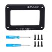 Picture of PULUZ Aluminum Alloy Flame + Tempered Glass Lens Protector for Sony RX0/RX0 II, with Screws and Screwdrivers (Black)