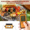 Wireless Remote BBQ Thermometer Dual Probe Digital Cooking Meat Food Oven - 4
