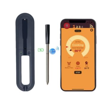 Picture of TY530 BBQ Probe Wireless Bluetooth Thermometer Mobile Phone APP Kitchen Food Barbecue Oven Thermometer