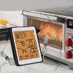 Picture of CH-212 Dual Probe Color Screen Smart Alarm Grill Kitchen Thermometer, Color:Orange Backlight